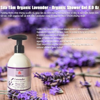 Organic Shower Gel - Lavender