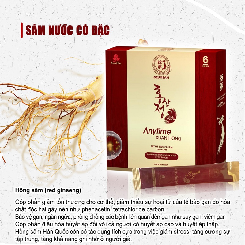 Premium Korean Red Ginseng Extract Stick Pouch - Anytime